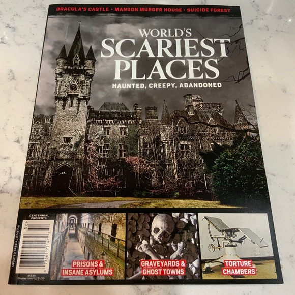 WORLD'S SCARIEST PLACES Magazine Haunted Creepy